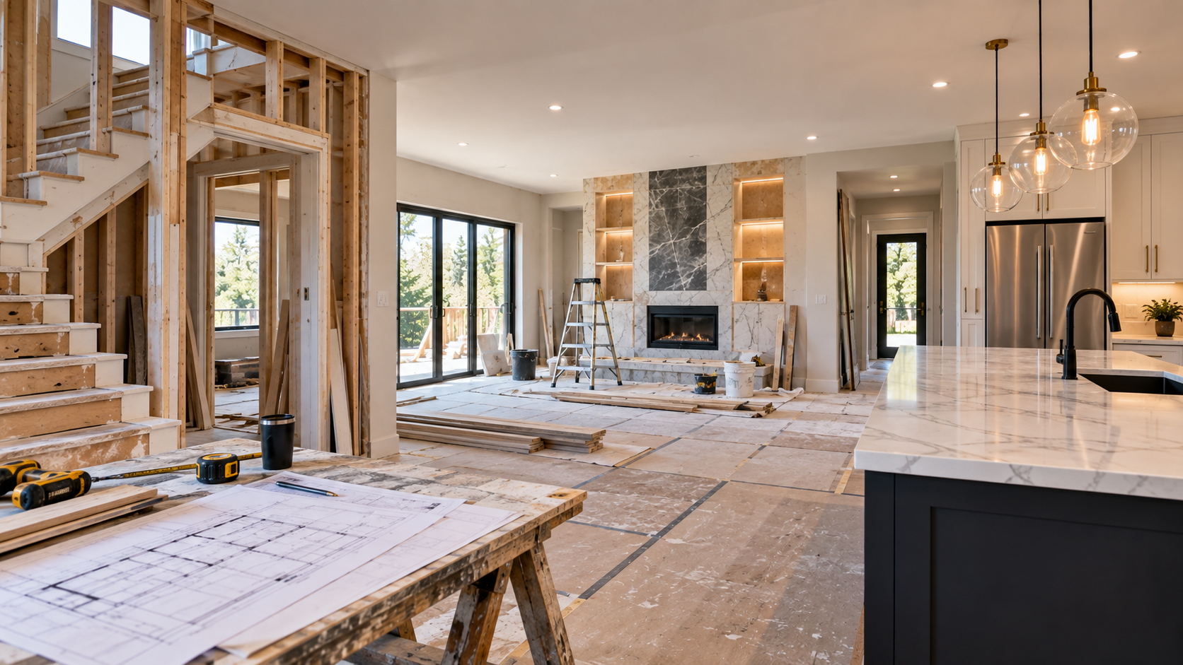 Modern home renovation