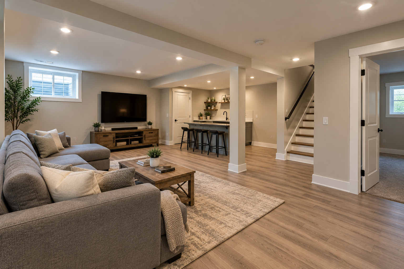 Basement remodeling