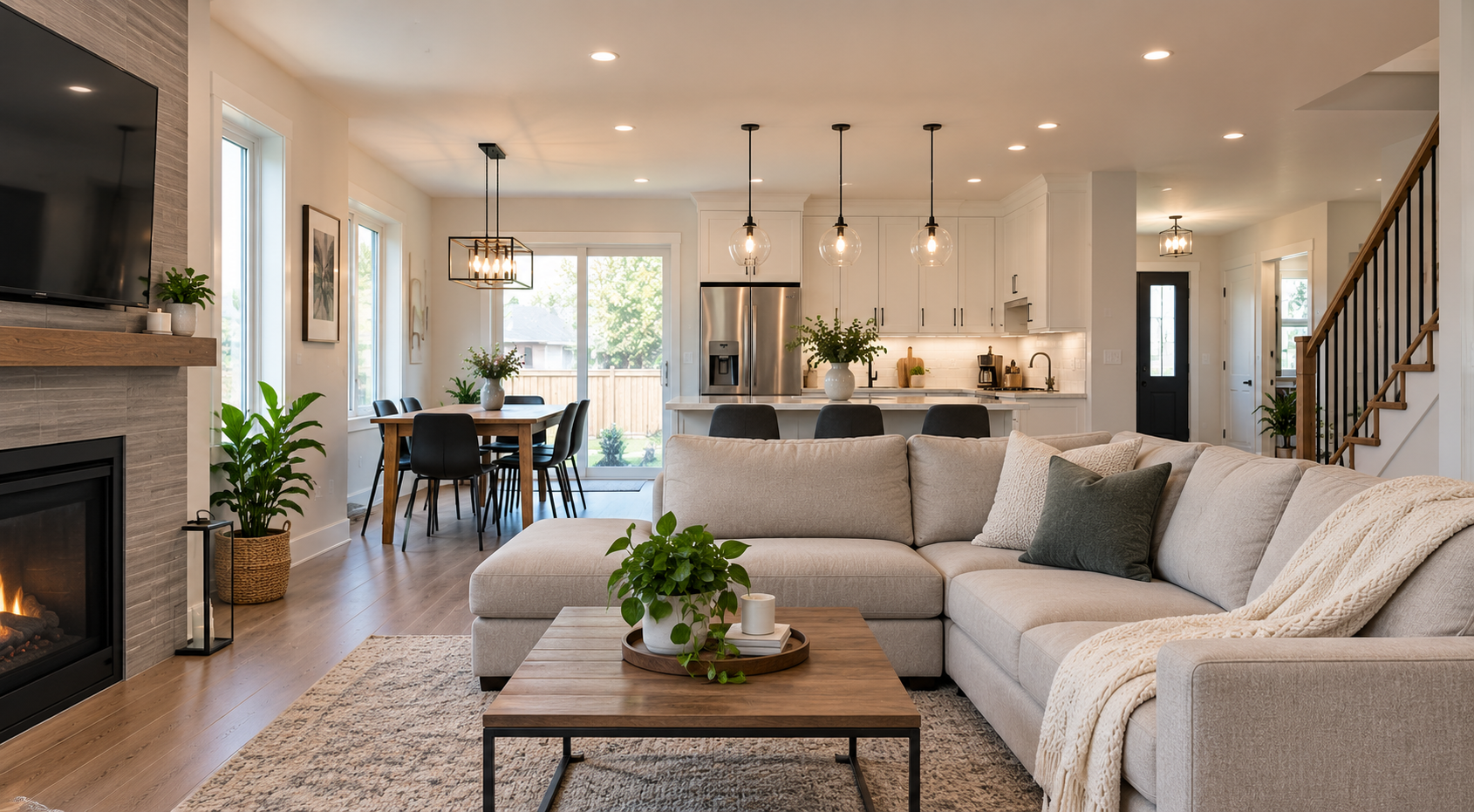 Finished home renovation